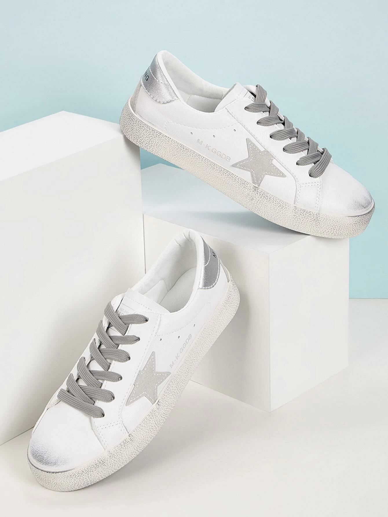 Star Patch Low Top Sneakers | SHEIN