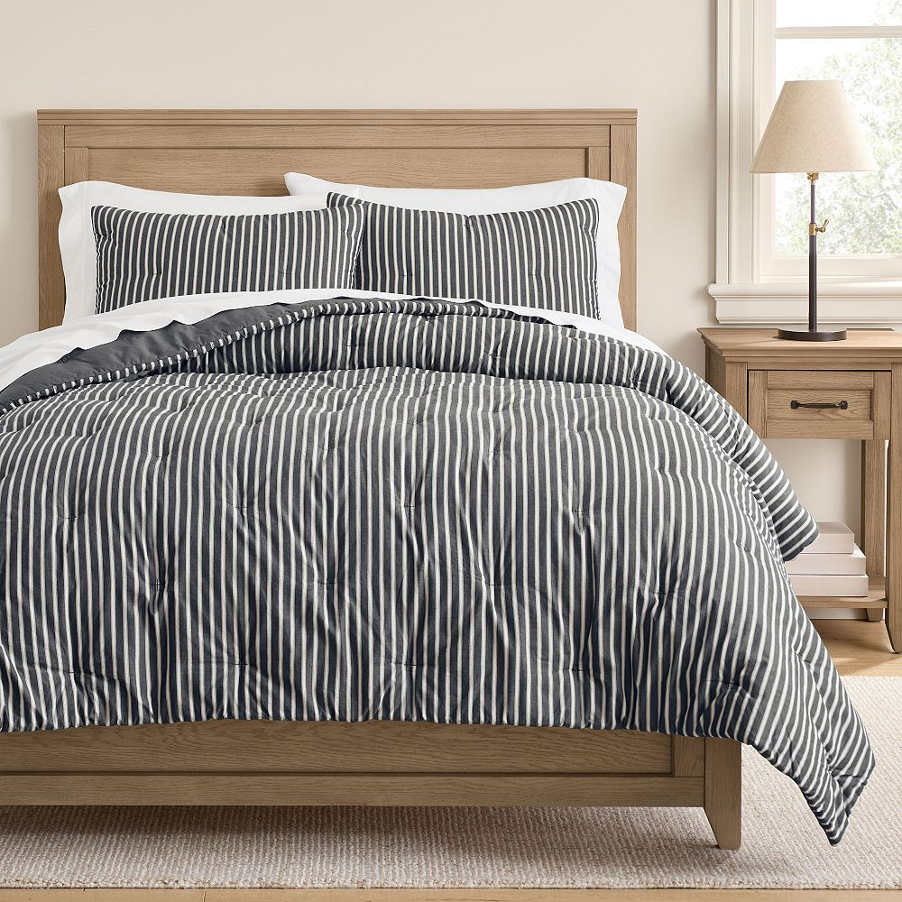 Classic Stripe Comforter | Pottery Barn Teen