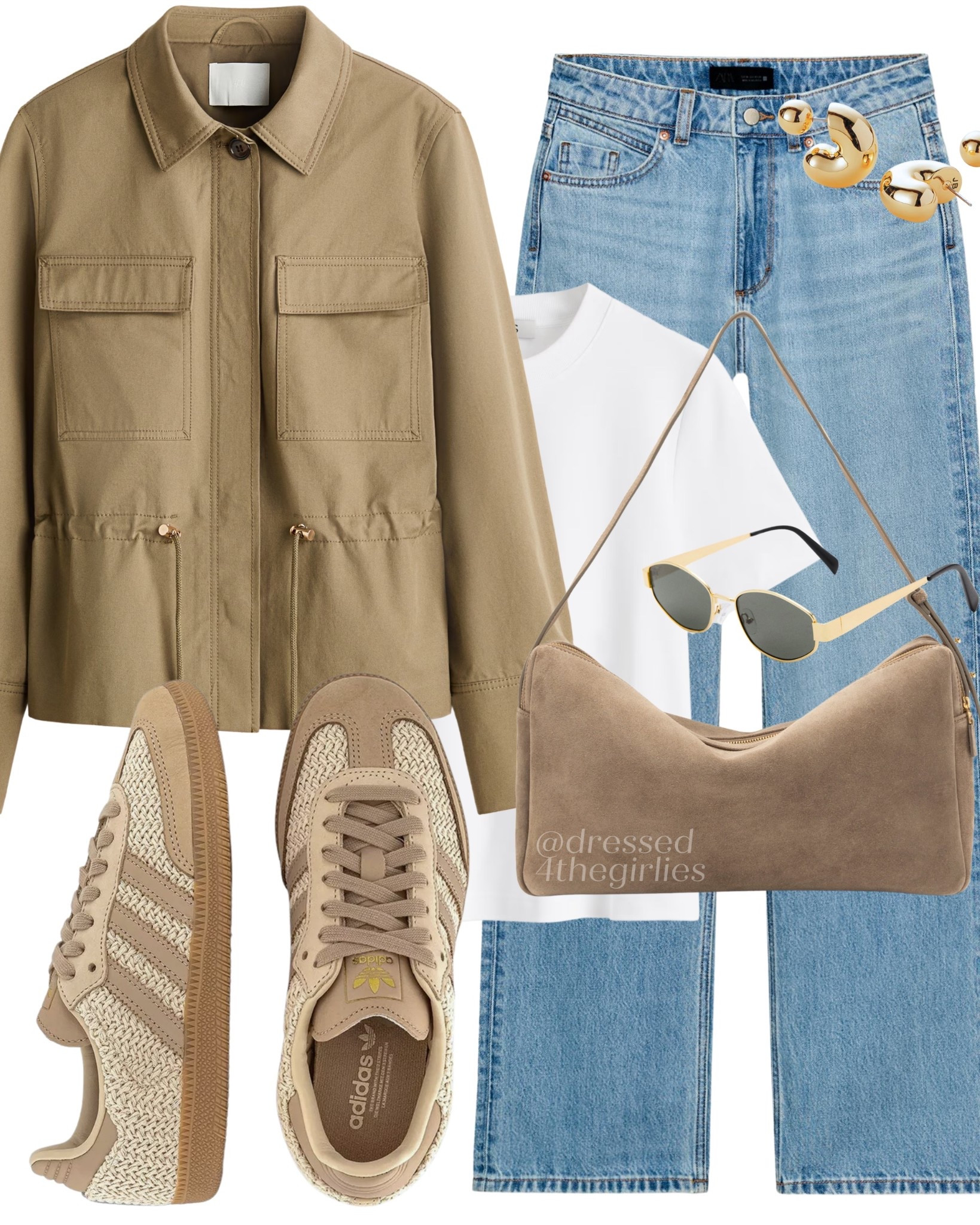 Beige H&M jacket styling🏹

Tags: blue jeans outfit, raffia trainers outfit, beige bag outfit, spring outfit, summer outfit, mom school drop outfit 

#LTKeurope #LTKuk #LTKspring