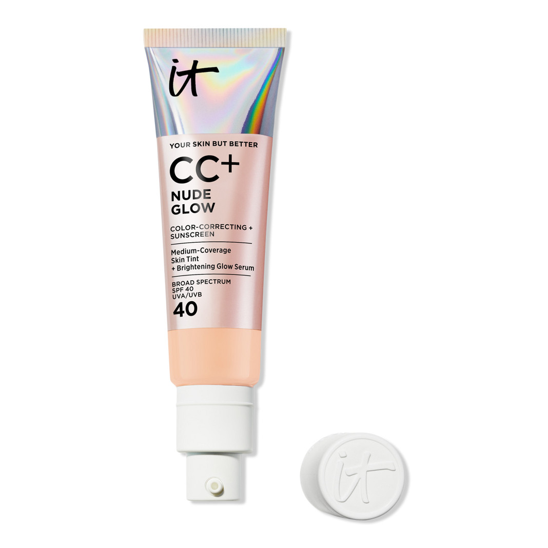 CC+ Nude Glow Lightweight Foundation + Glow Serum with SPF 40 | Ulta