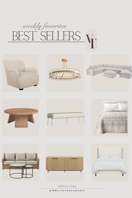This week’s best sellers! I love seeing what you guys love each week and I am not even surprised our new Walmart chair is a top sellers this week! It’s such an amazing designer inspired chair at such good price! 

#LTKhome #LTKsalealert #LTKxTarget