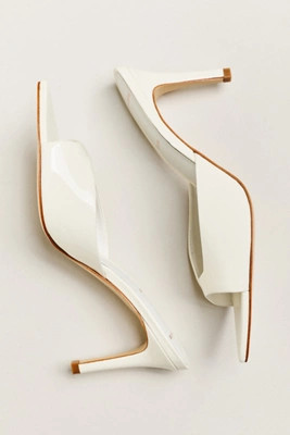 Black Suede Studio Brea 80 Mule Heels | Anthropologie (US)