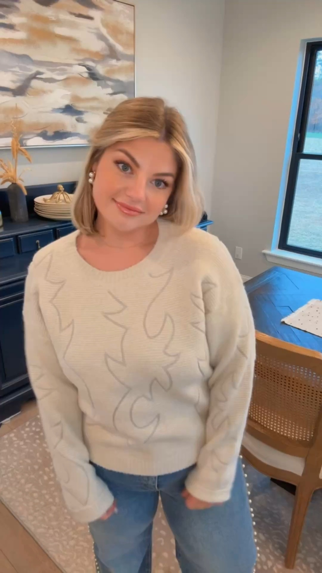 This cowboy stitch sweater is 🫶🏼

#LTKmomlife #LTKgrwm #LTKootd