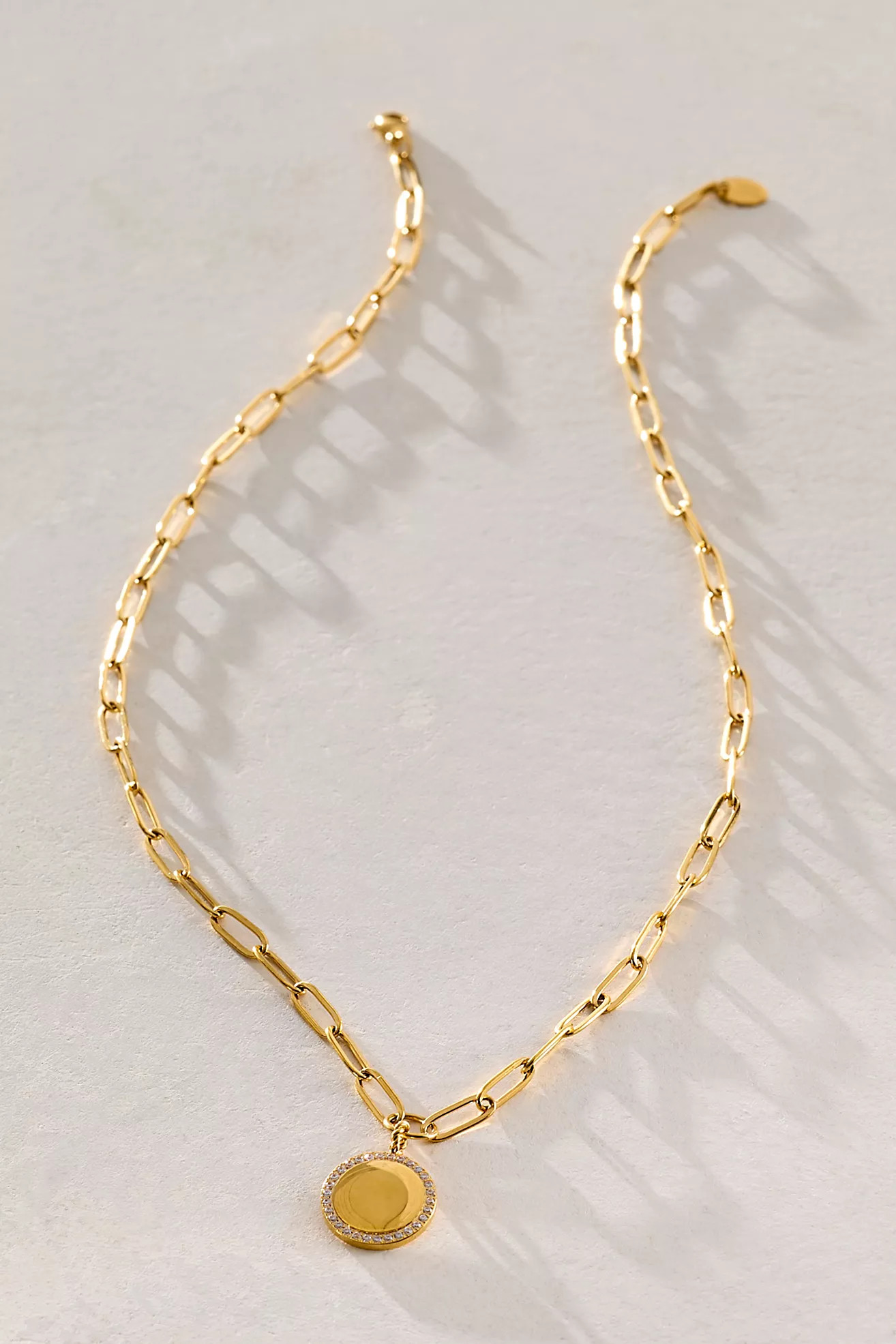 Brenda Grands Paperclip Coin Necklace | Free People (Global - UK&FR Excluded)