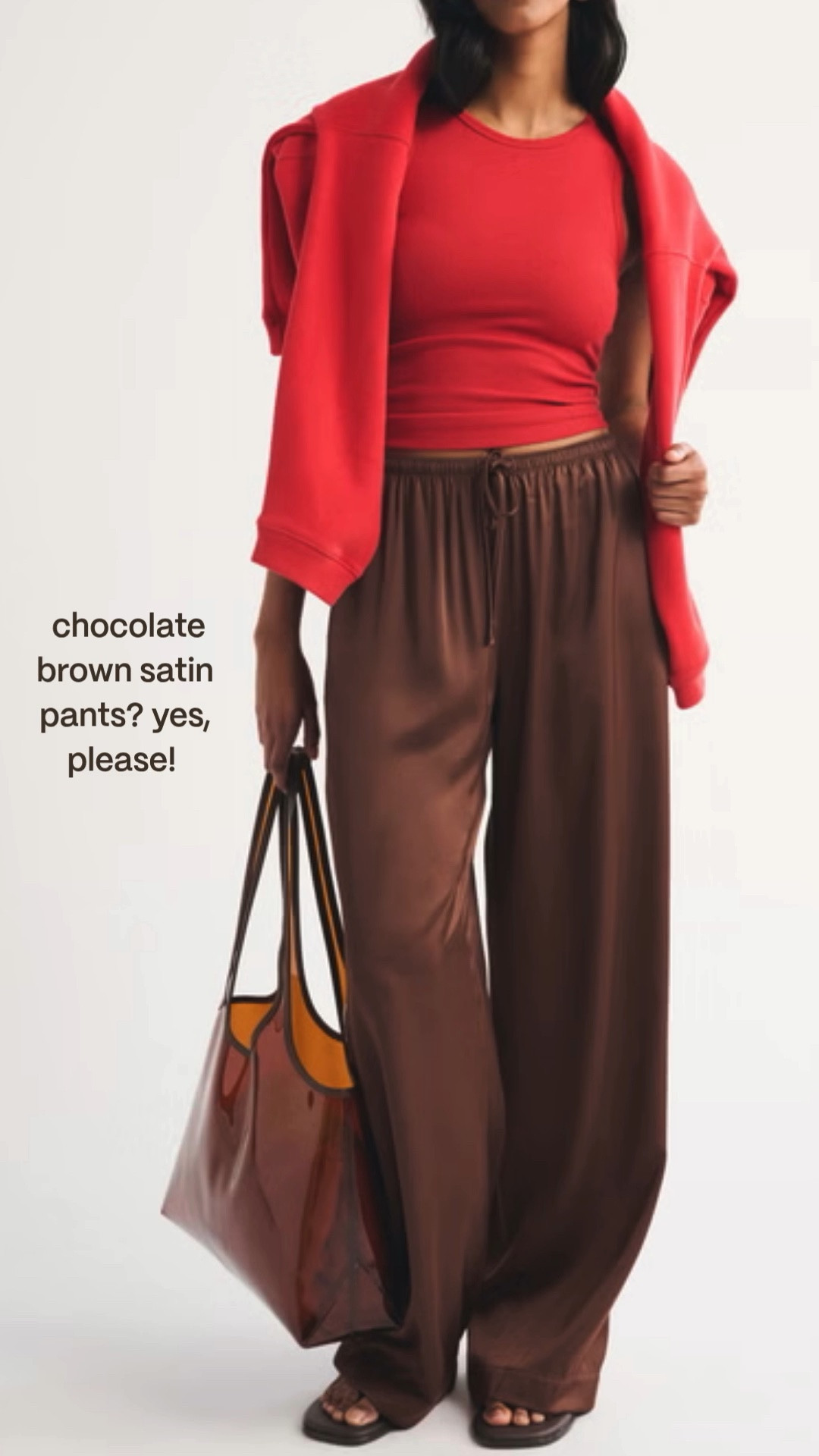 The fall finds I’m loving and buying in my 30s! This chocolate brown satin pants are so chic and can easily be dressed up or down! And they’re under $100!!

fall outfit, fall fashion, fashion over 30, Abercrombie satin pants, date night outfit, dinner outfit, casual outfit, weekend outfit

#LTKSeasonal