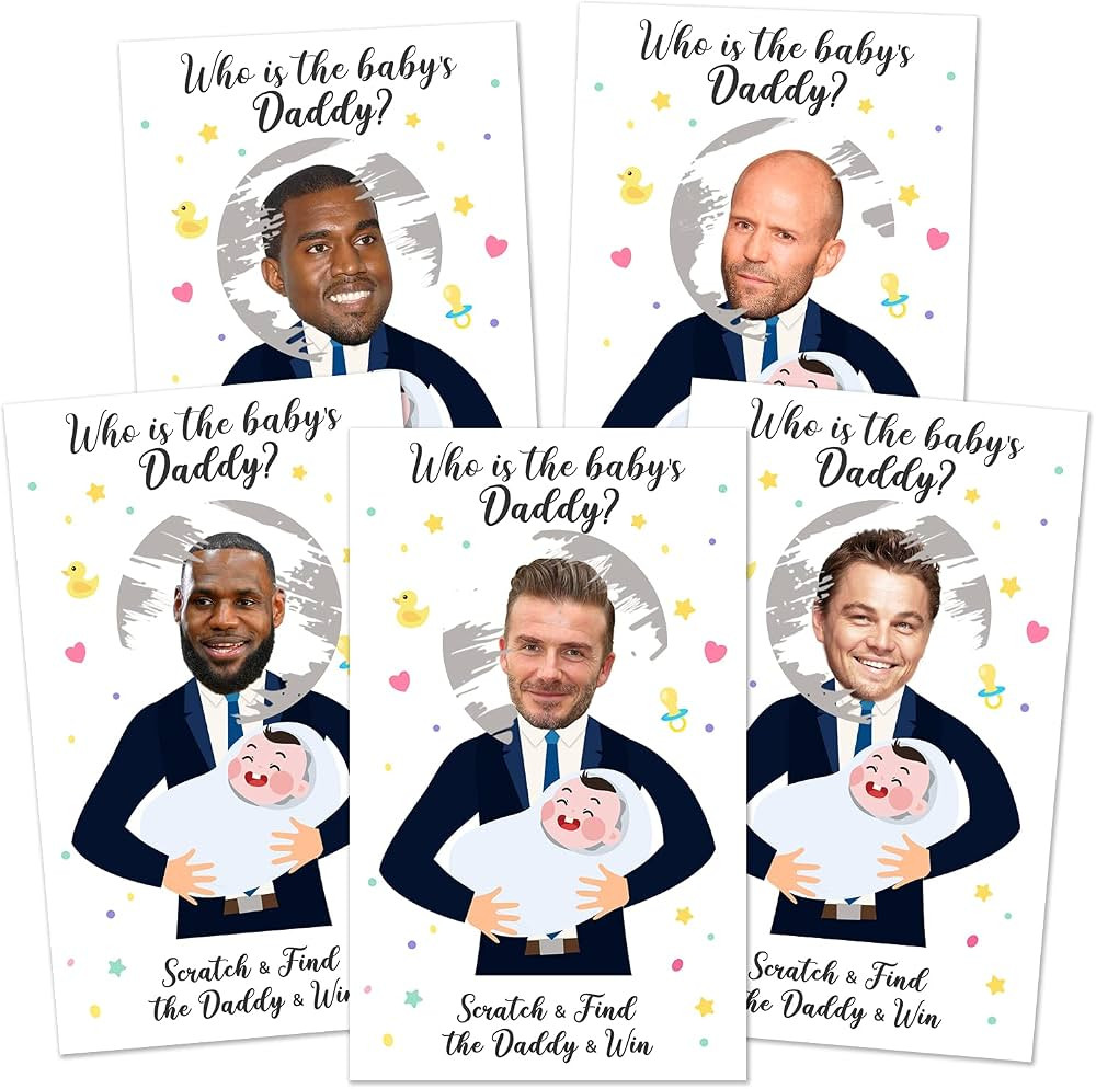 Zuoziosx 40 Cute Baby Shower Games - Scratch Off Lottery Ticket Raffle Cards - Decorations- who i... | Amazon (US)