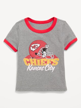 NFL™ Kansas City Chiefs™ Fitted Graphic Ringer T-Shirt for Girls | Old Navy | Old Navy (US)