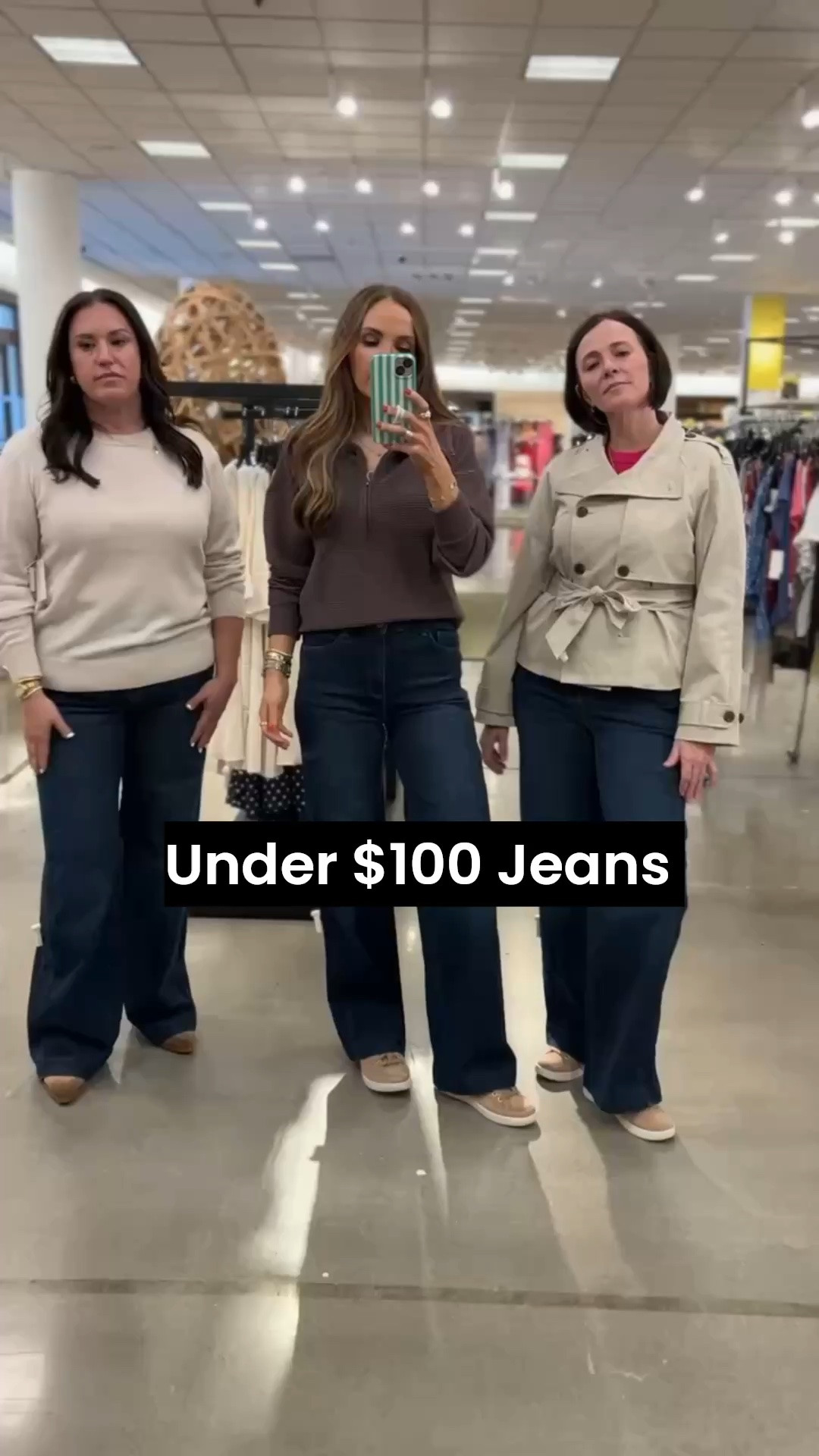 @nordstrom Wit and Wisdom jeans 
I am in a 0
Lauren is a size down in an 8
Mary sized down to a 4

#LTKSaleAlert