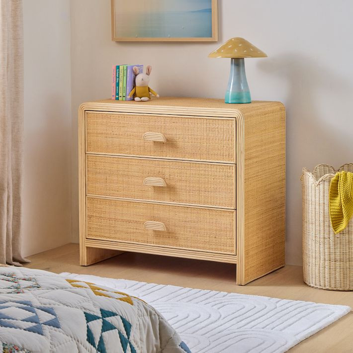 Willow Rattan 3-drawer Dresser (37") | West Elm (US)