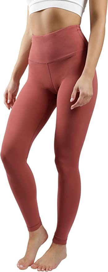 Yogalicious High Waist Ultra Soft Nude Tech Leggings for Women | Amazon (US)