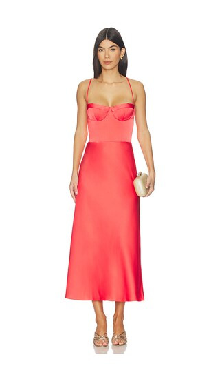 Katie May Flora Dress in Red. - size XXS | Revolve Clothing (Global)