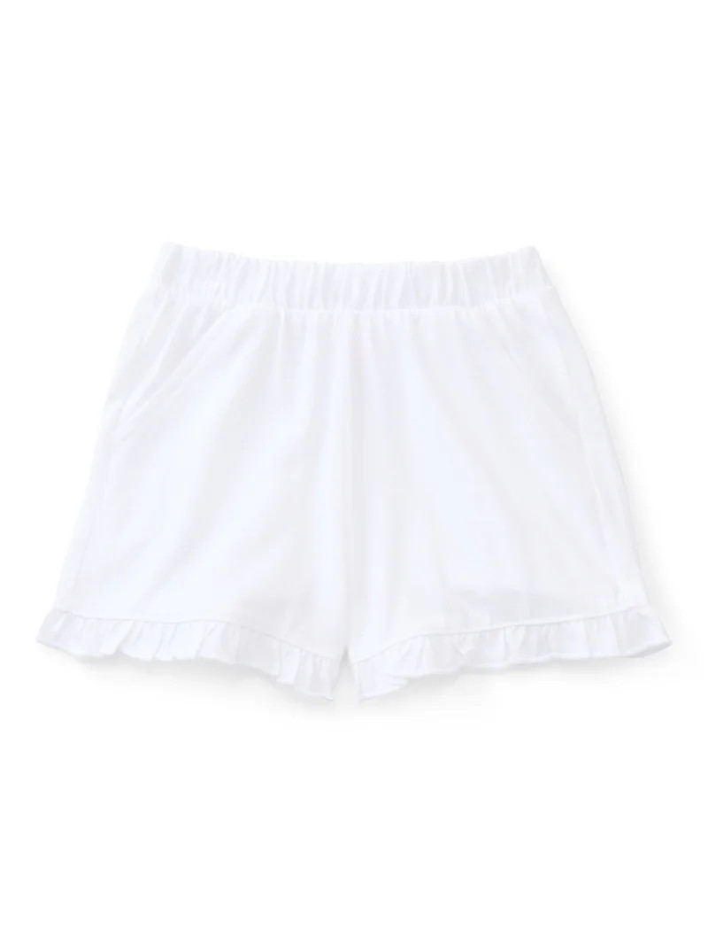 Wonder Nation Toddler Girls Ruffle Shorts, Sizes 18M-5T | Walmart (US)