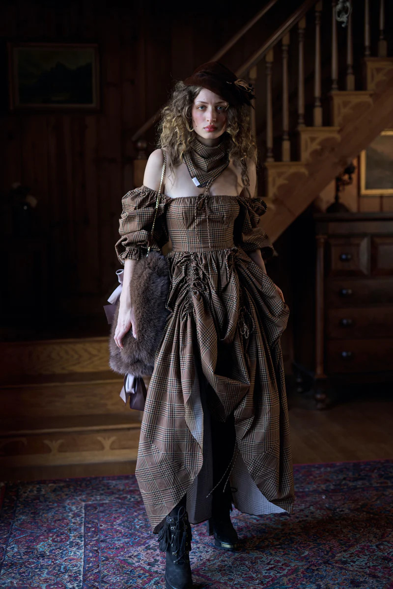 The Pheasant Romantics Dress | Selkie Collection