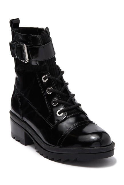 Bristyn Patent Leather Combat Boot | Nordstrom Rack