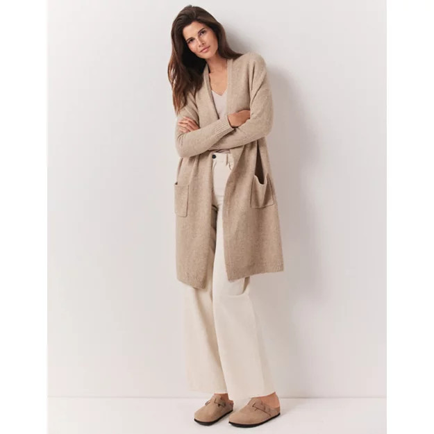 Cosy Rolled Edge Cardigan | The White Company (UK)