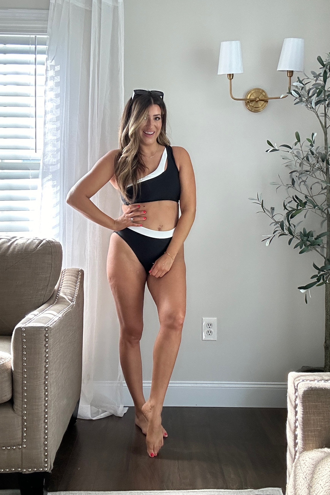 Two-piece swimsuit from Amazon. Wearing med. tap photo below to shop all! Xx

#LTKswim #LTKSeasonal #LTKstyletip