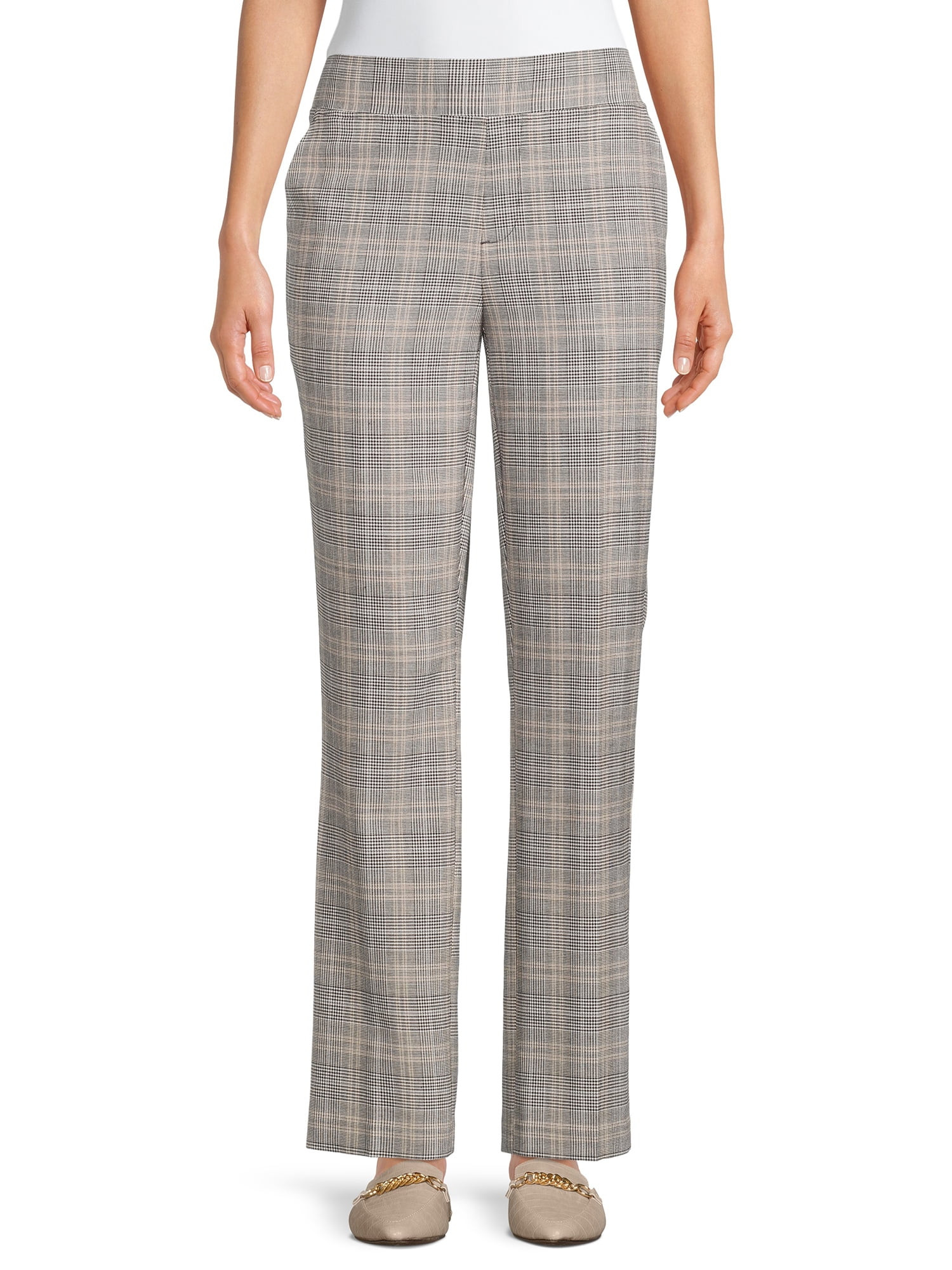 Time and Tru Women's Pull On Dress Pants - Walmart.com | Walmart (US)