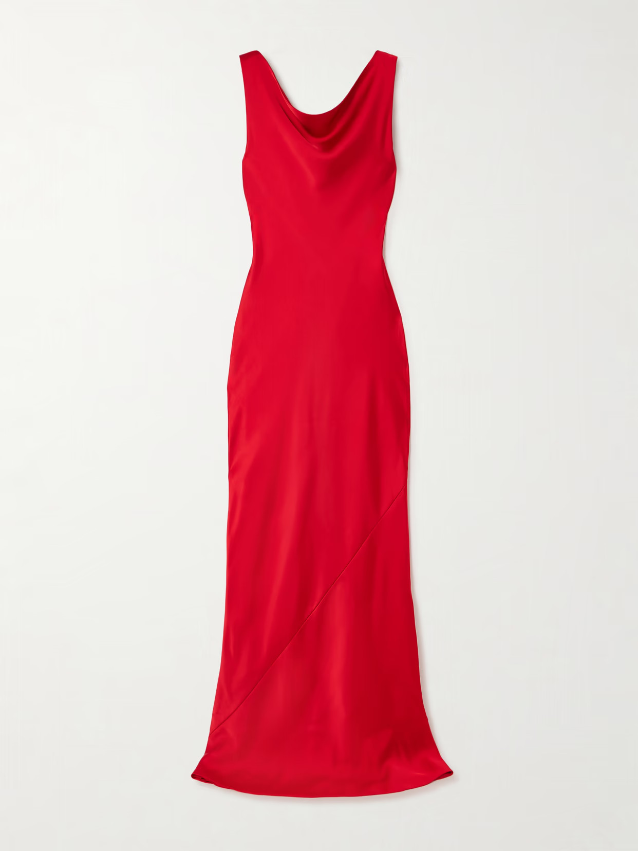 Norma Kamali - Satin Gown - Red | NET-A-PORTER (UK & EU)