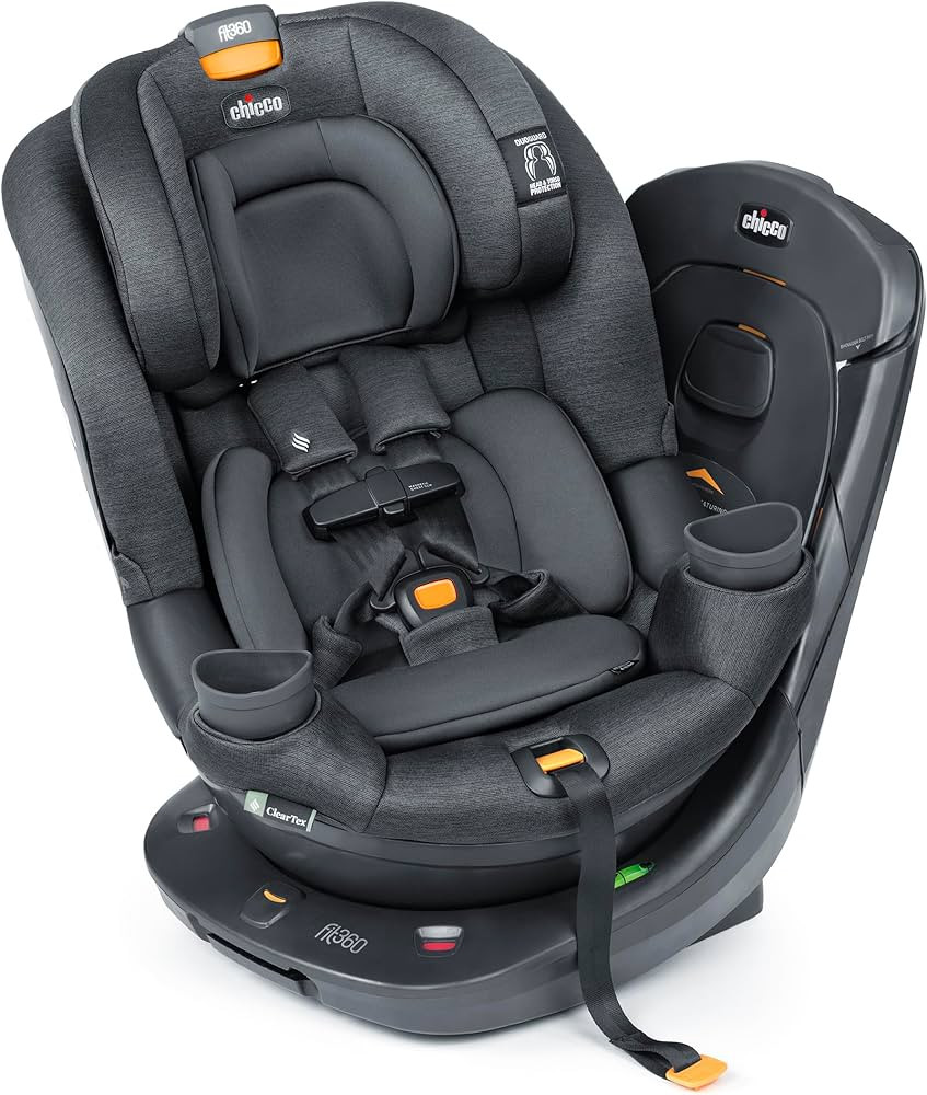 Chicco Fit360 ClearTex Rotating Convertible Car Seat with 360 Degree Rotation for Rear-Facing and... | Amazon (US)