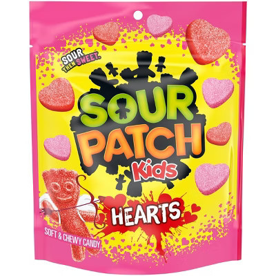 Sour Patch Kids Valentine's Gummy Hearts Candy - 10oz | Target