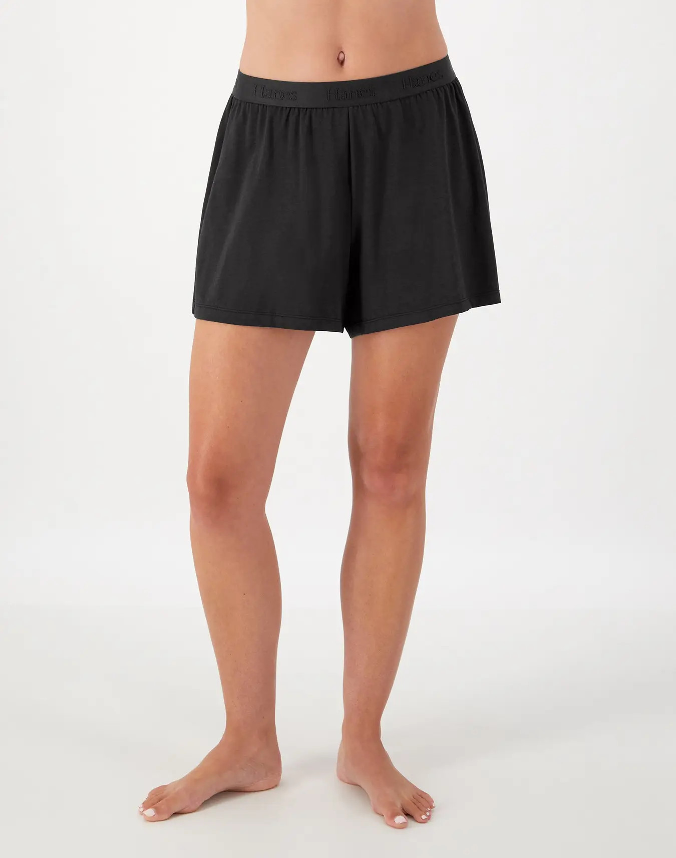 Hanes Originals Women's SuperSoft Comfywear Sleep Shorts, 3.25" #HLT207 | Hanes.com