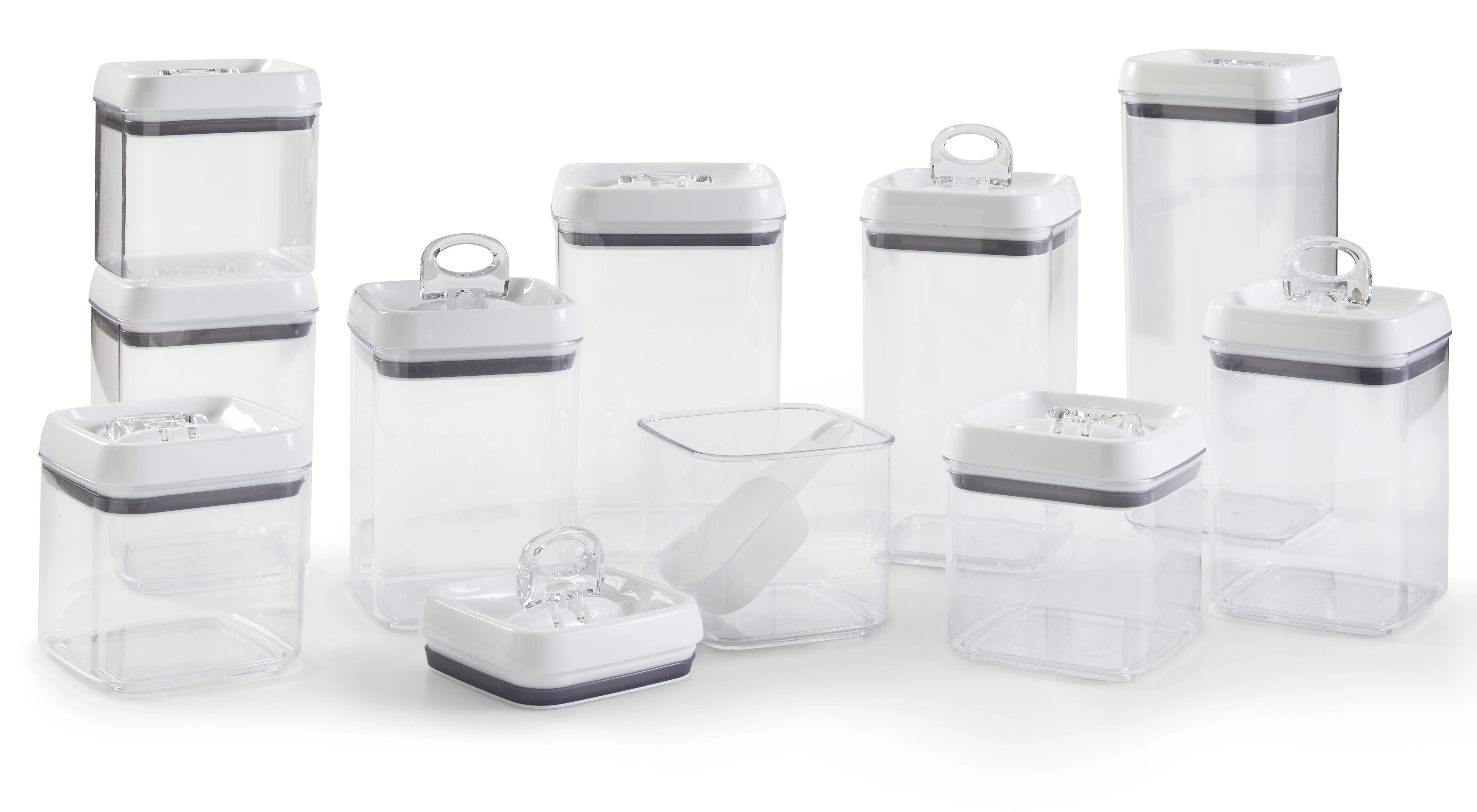 Better Homes & Gardens 10 pack Flip-Tite Food Storage Containers with Scoop and Labels | Walmart (US)