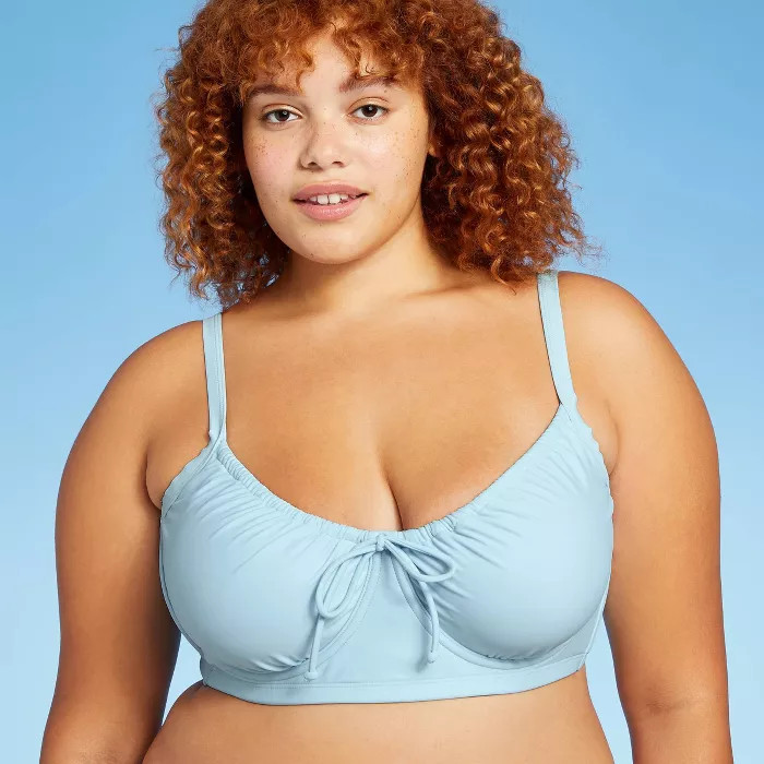 Juniors' Shirred Underwire Bikini Top - Xhilaration™ | Target