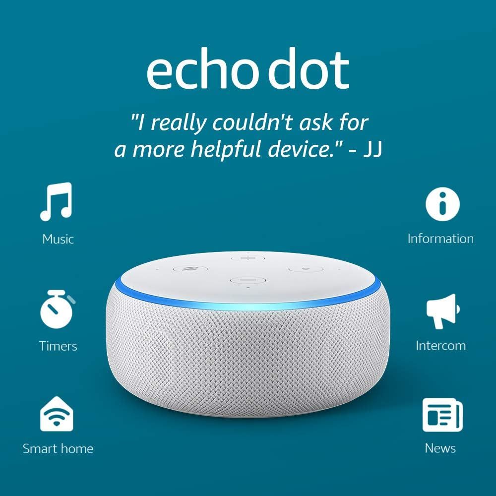 Echo Dot (3rd Gen) - Smart speaker with Alexa - Sandstone | Amazon (US)