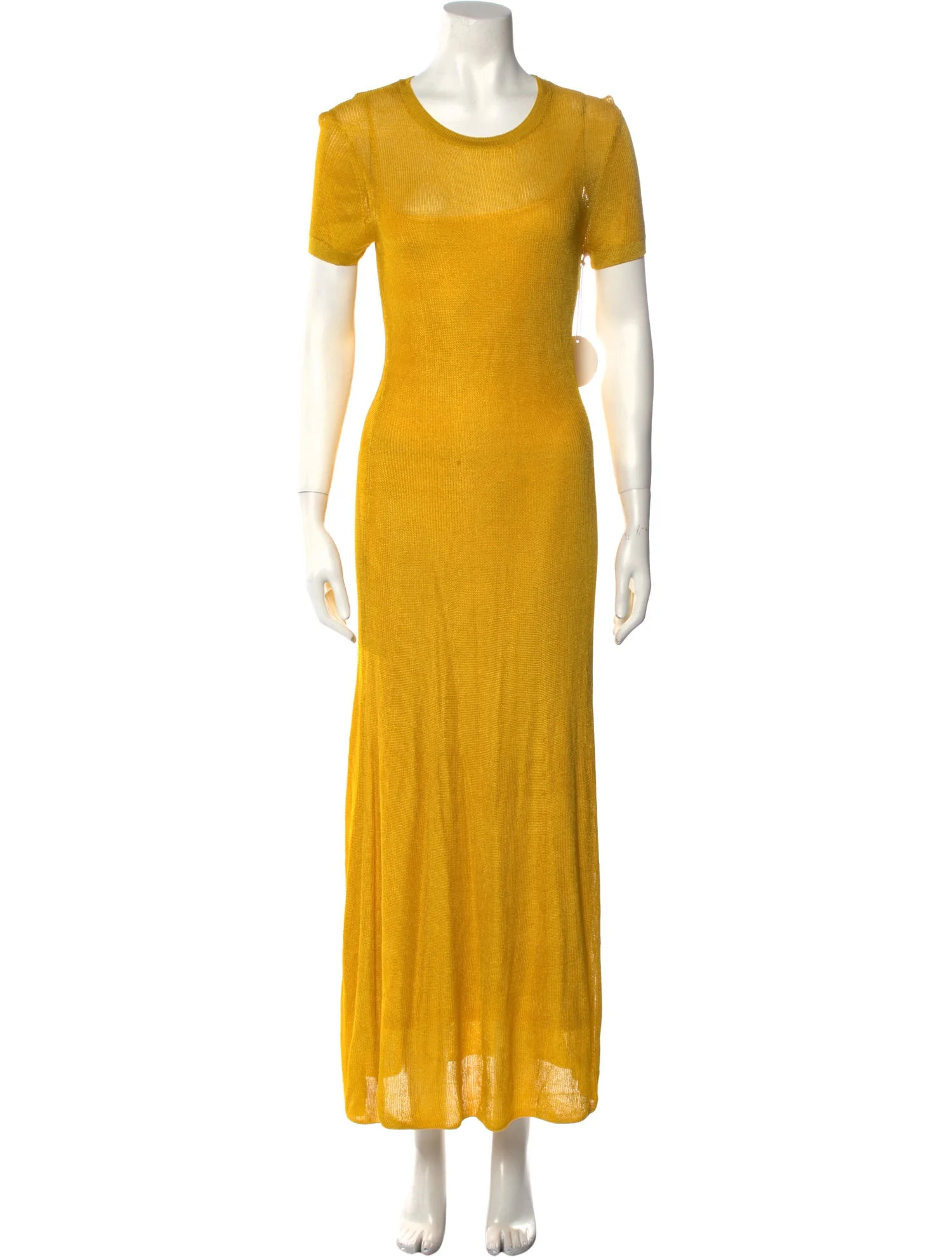 Crew Neck Long Dress w/ Tags | The RealReal