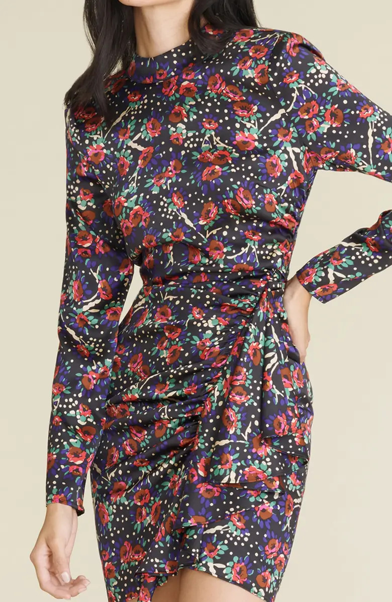 VERONICA BEARD Louella Floral Silk Blend Mini Dress | Nordstromrack | Nordstrom Rack