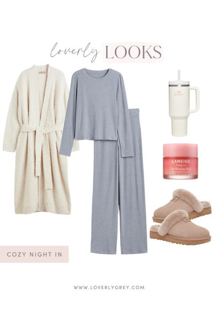 Loverly Grey cozy night in look for under $100. These pieces make the best holiday gifts  

#LTKunder100 #LTKHoliday #LTKGiftGuide