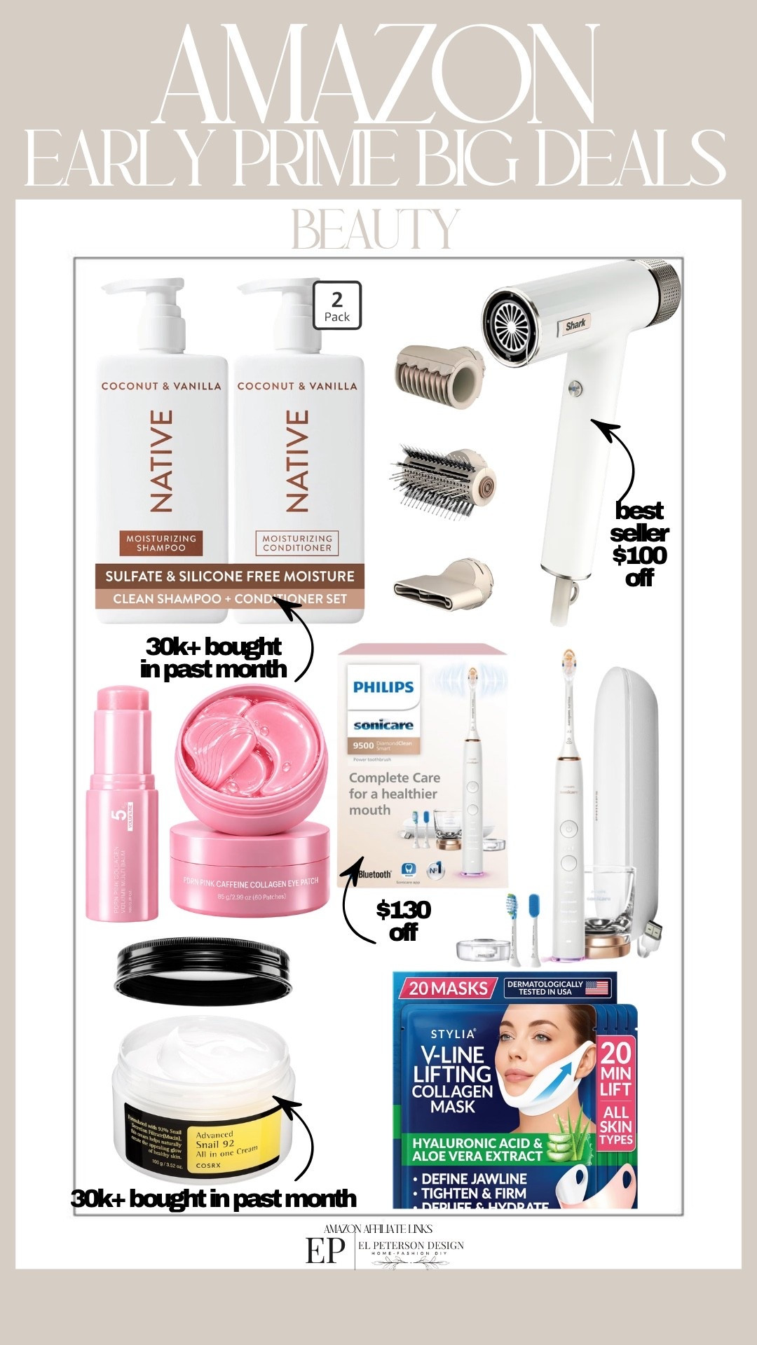 Amazon
Early Prime Big Deals
Shampoo/conditioner
Electric toothbrush 
Blow dryer

#LTKSaleAlert