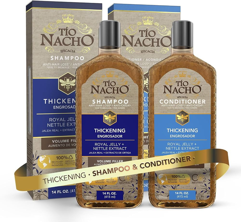 Tio Nacho Thickening Shampoo & Conditioner Set for Thinning Hair – Hair Loss Shampoo for Men & ... | Amazon (US)