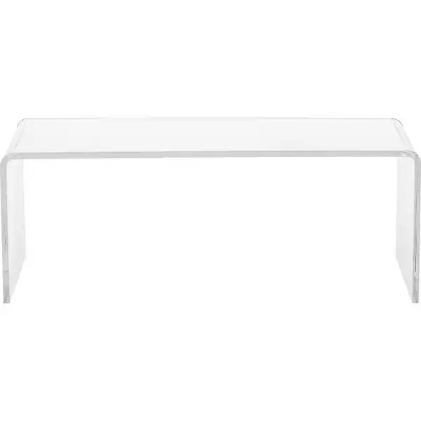 Modern Clear Acrylic Coffee Table - Overstock - 8407290 | Bed Bath & Beyond