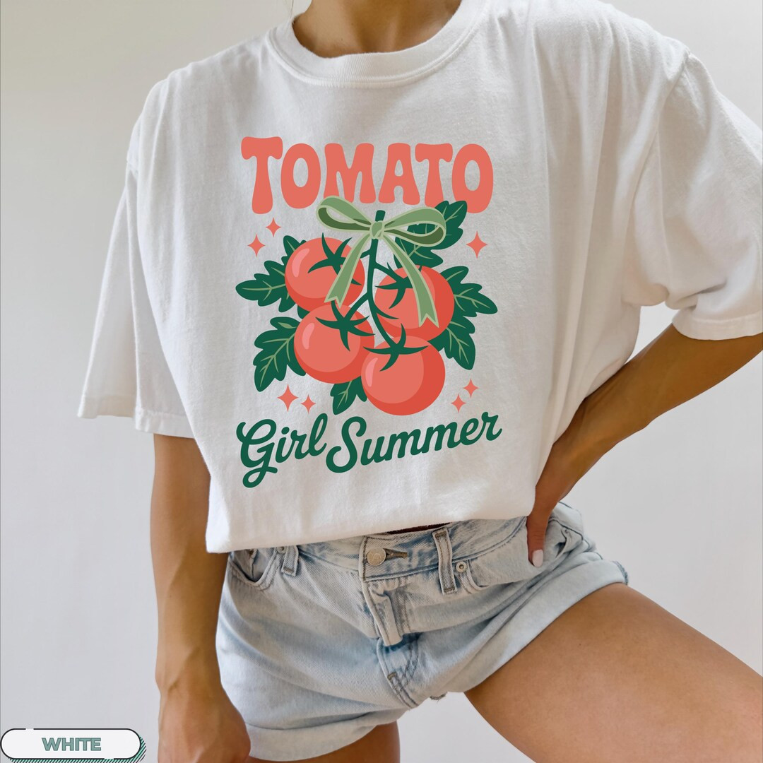 Comfort Colors®tomato Girl Summer Graphic Tee,tomato Shirt,tomato Aesthetic Retro,tomato T-shirt... | Etsy (US)
