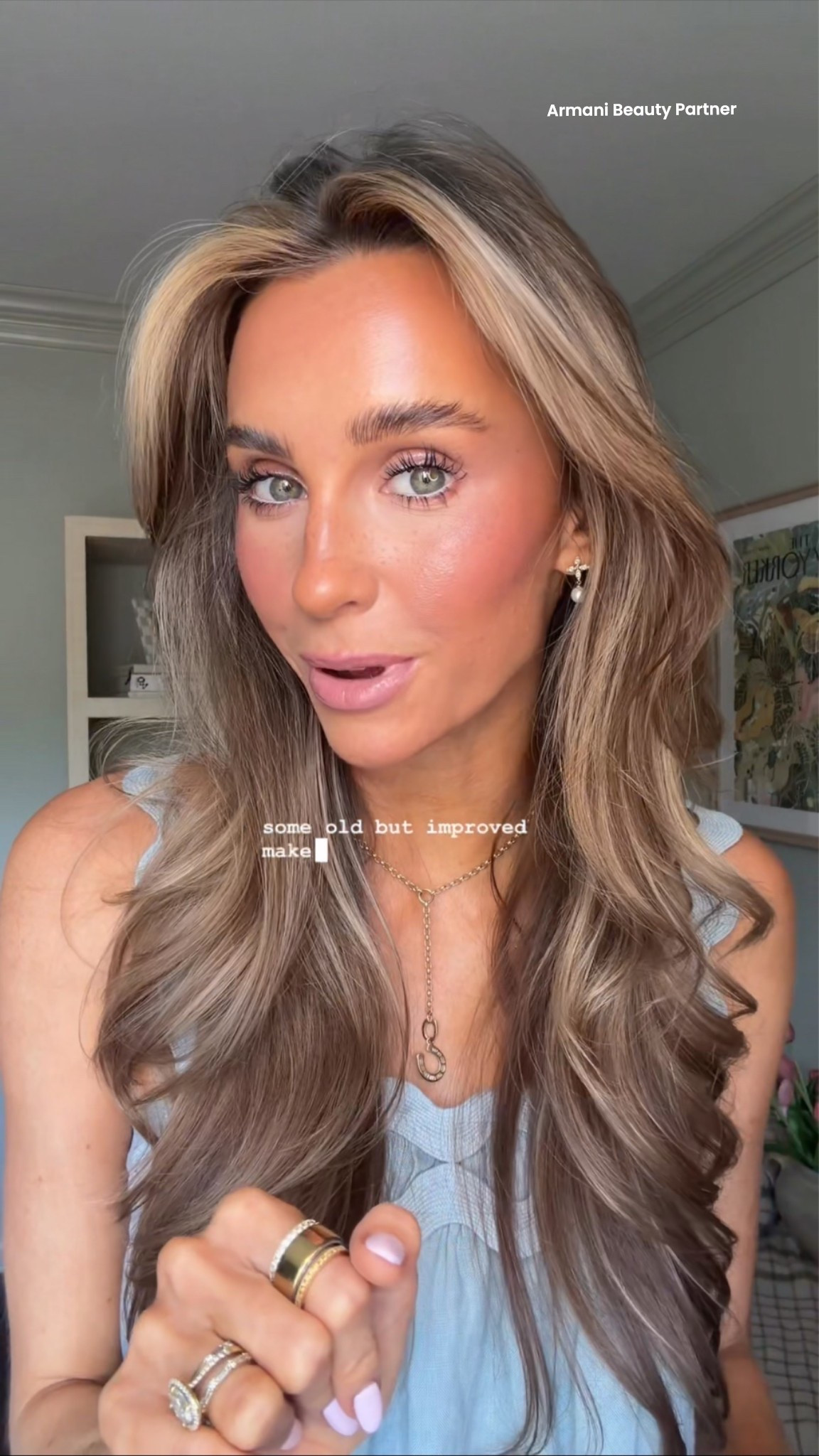 Glowy 10 minute makeup look using @Armani beauty @Sephora #luminoussilk #armanibeautypartner