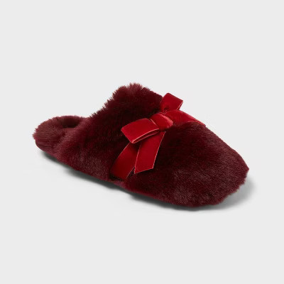 Kids' Scuff Slippers - Cat & Jack™ Red 13-1 | Target