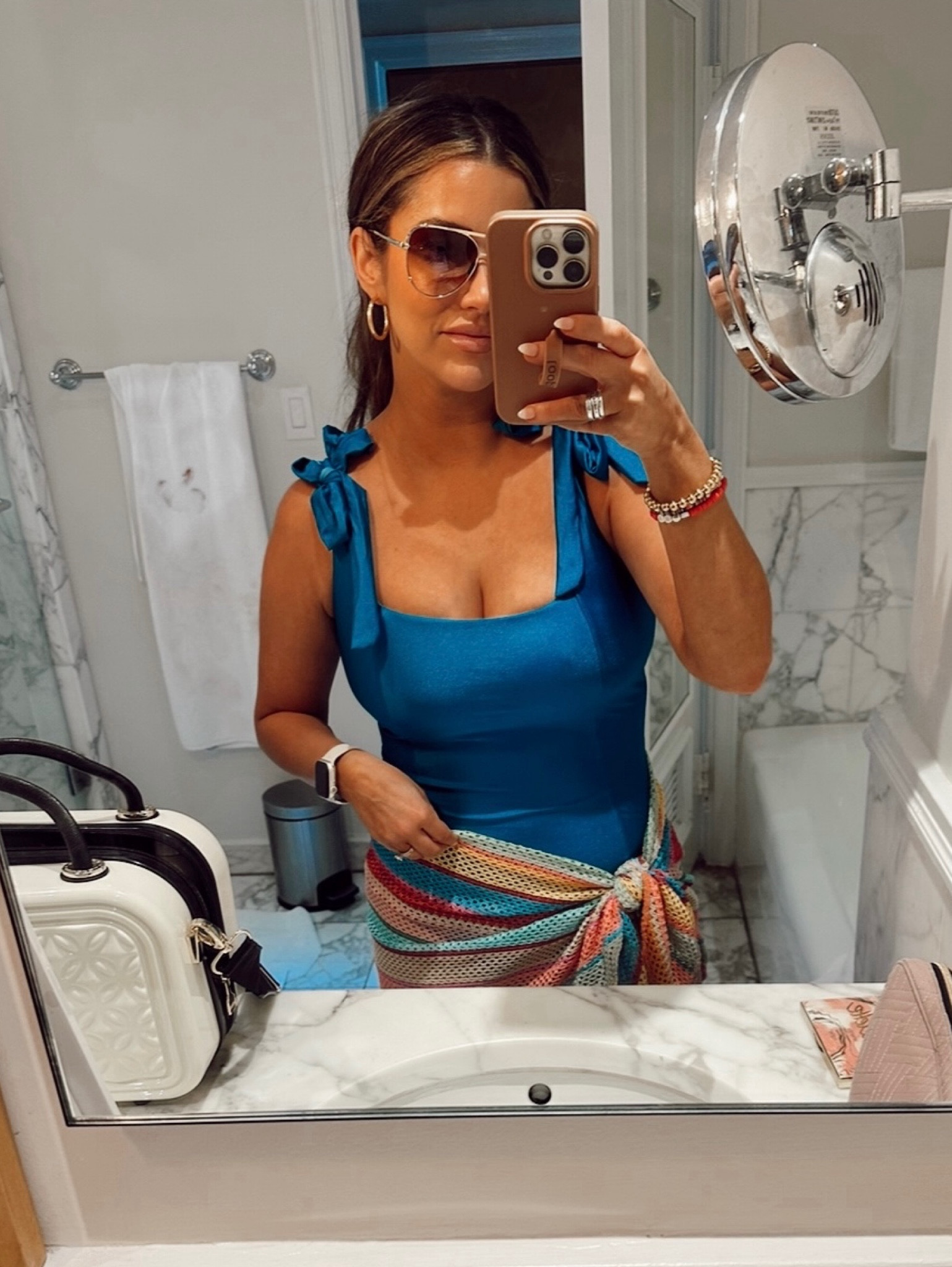 Suit- size medium 
Wrap- size Medium 


Vacation, resort, swimwear, one piece, swim, beach, Jamaica 

#LTKswim #LTKitbag #LTKtravel