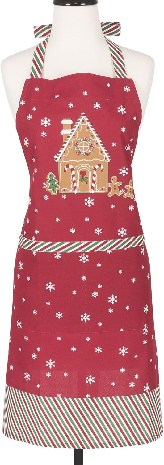KAF Home Adult's Hostess Apron, Gingerbread, Adjustable Fit & Machine Washable | Amazon (US)