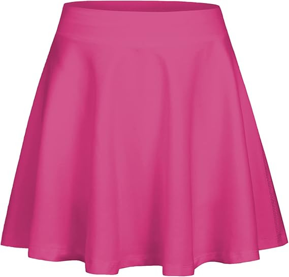 Zaclotre Skorts Skirts for Girls Elastic High Waisted Tennis Skirt with 2 Pockets Athletic Golf W... | Amazon (US)