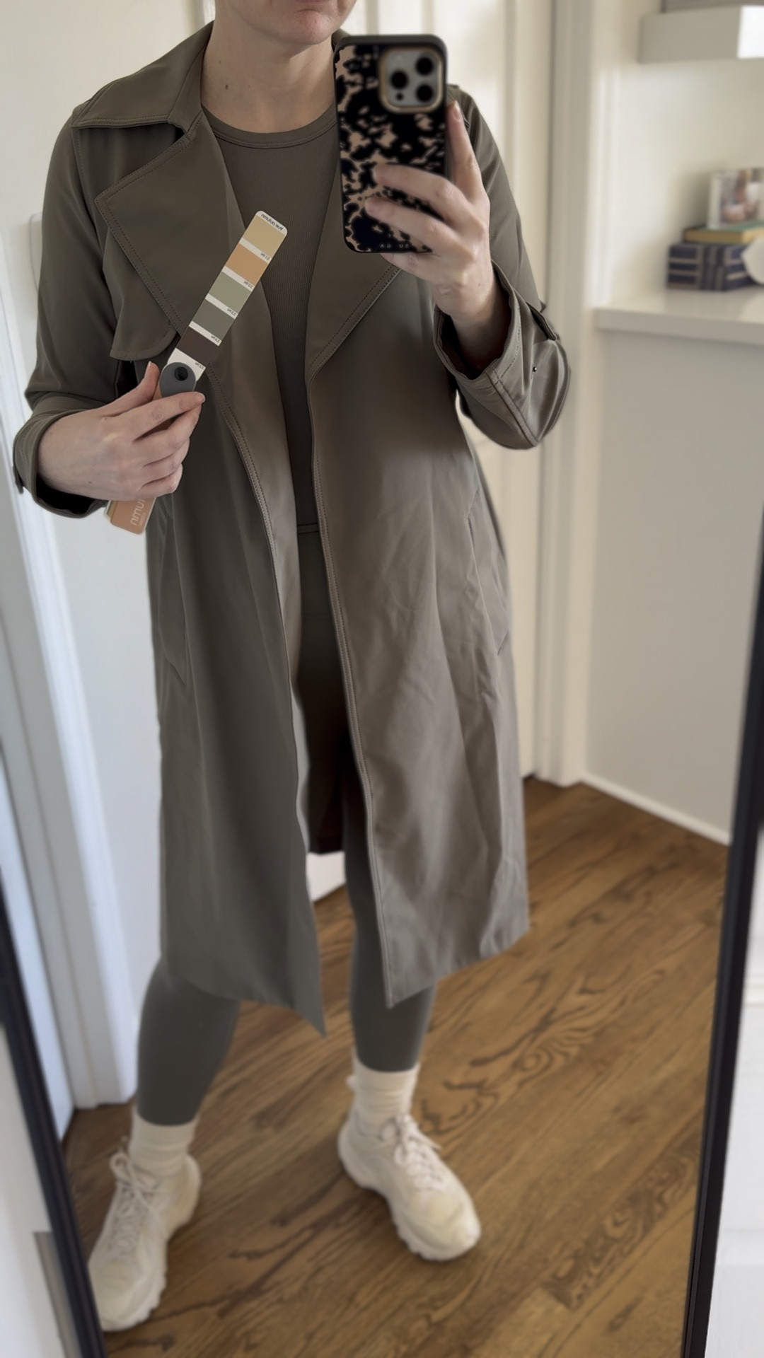 Athleta sale! Get Up to 70% Off + Extra 30% Off Sale from 1/14 to 1/21! 

Mineral for autumns! This is a great green grey for autumns.  So close to Lizard grey! I love the versatility of this trench, but size down.  True Autumn, soft autumn, dark autumn, house of colour autumn, hocautumn, midsize, drop off outfit, mom style, active, color analysis, stellar trench, Trascend High Rise Stirrup legging, Signature Rib Crop Tee

#athletapartner #powerofshe @athleta
@shop.ltk #liketkit 

#LTKOver40 #LTKMidsize #LTKFitness