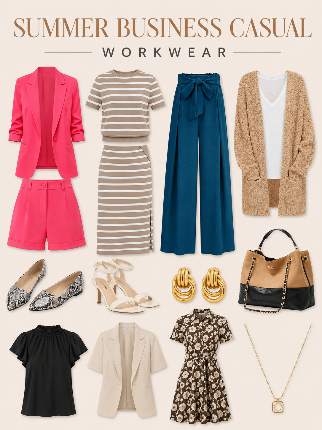 Looking polished without sacrificing comfort ✨

I rounded up some of my favorite summer business casual pieces that make getting dressed for work so much easier. From lightweight layers and easy dresses to polished separates and versatile accessories, these are the pieces that can take you from the office to after-work plans with ease.

Which piece would you wear first? 👇💼

#LTKStyle #BusinessCasual #WorkwearStyle #OfficeOutfits #SummerWorkwear #LTKFashion #AmazonFashionFinds #ProfessionalStyle #WorkOutfitIdeas #StyleInspiration 

 #LTKgrwm #LTKBeauty #LTKWorkwear