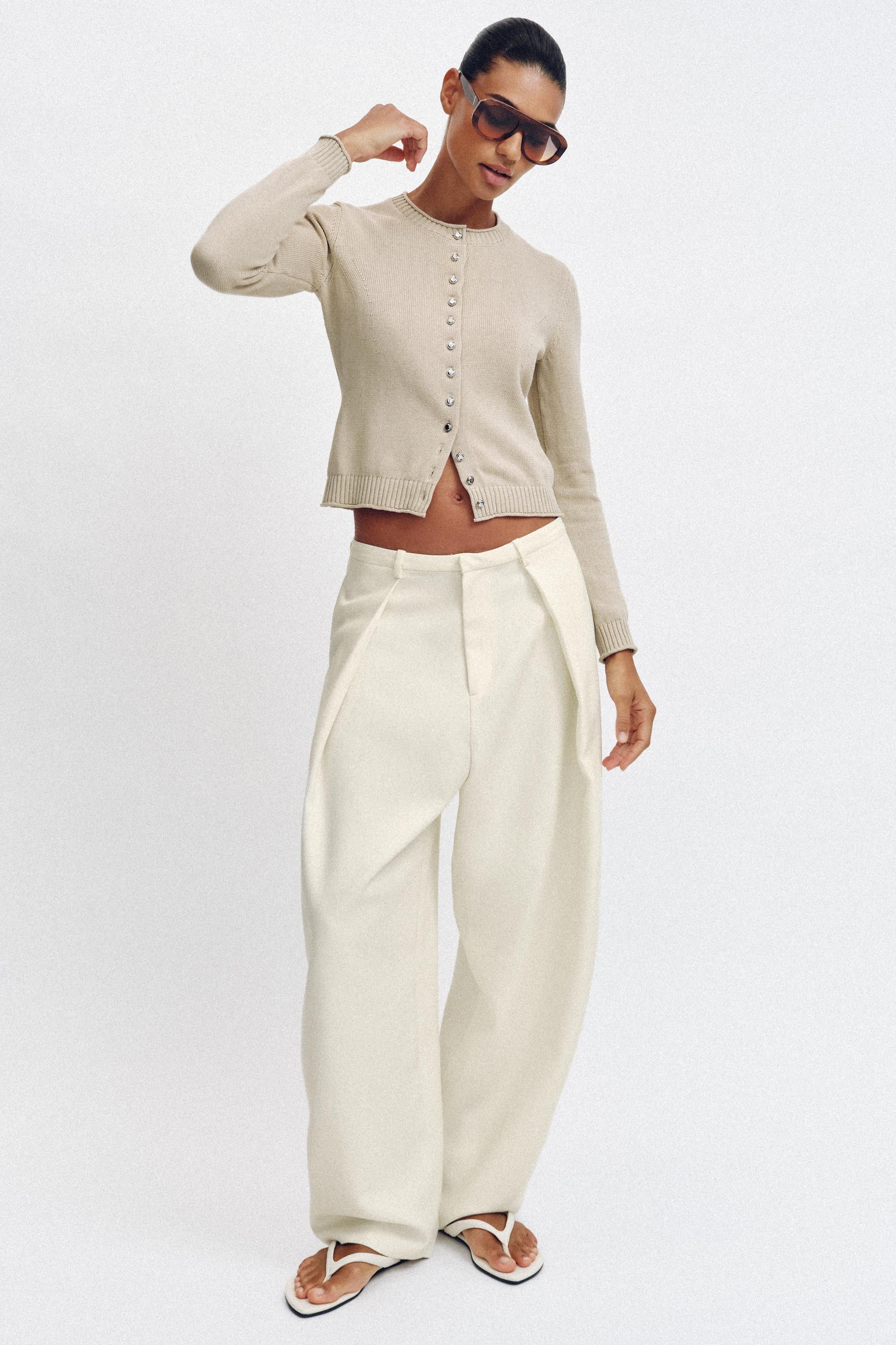 CARDIGAN WITH METAL BUTTONS | Zara US