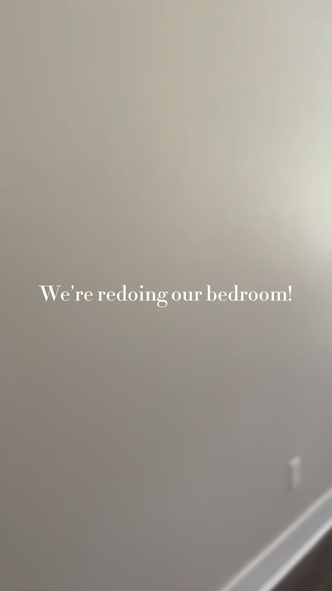 We’re redoing our bedroom! 

#LTKFamily #LTKHome #LTKWatchNow