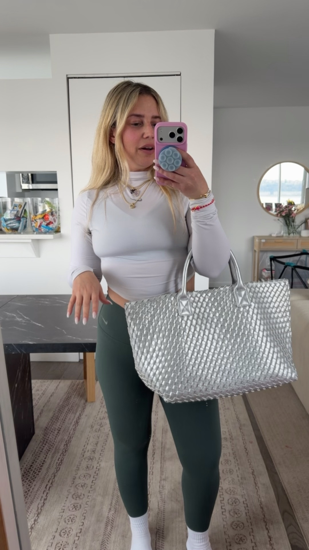 Amazon bottega dupe! $69 amazing quality and durable! Comes in a bunch of colors :) great bag for summer! 

#LTKmomlife #LTKSeasonal #LTKOver40