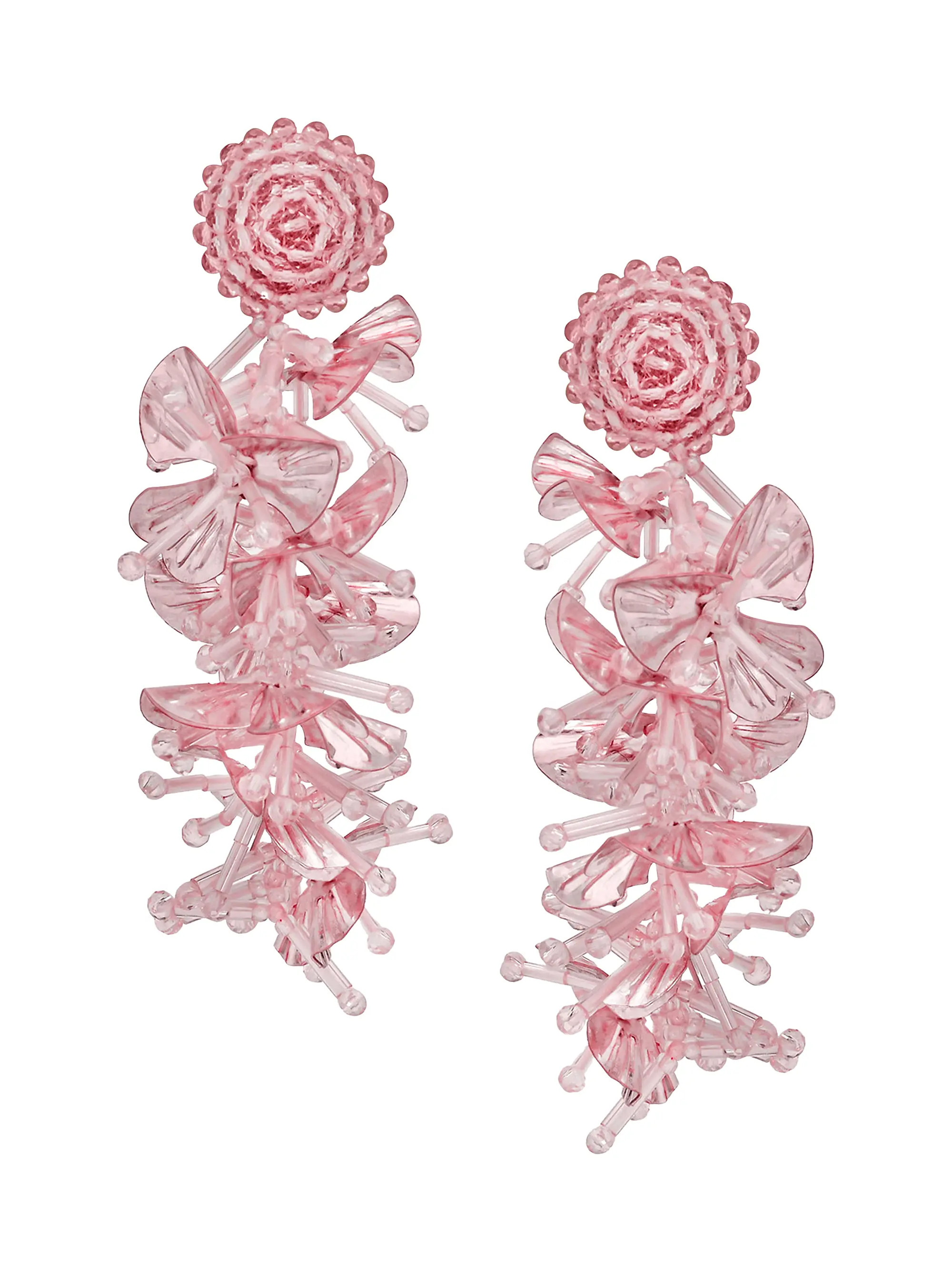 24K-Gold-Plated & Beaded Clip-On Drop Earrings | Saks Fifth Avenue