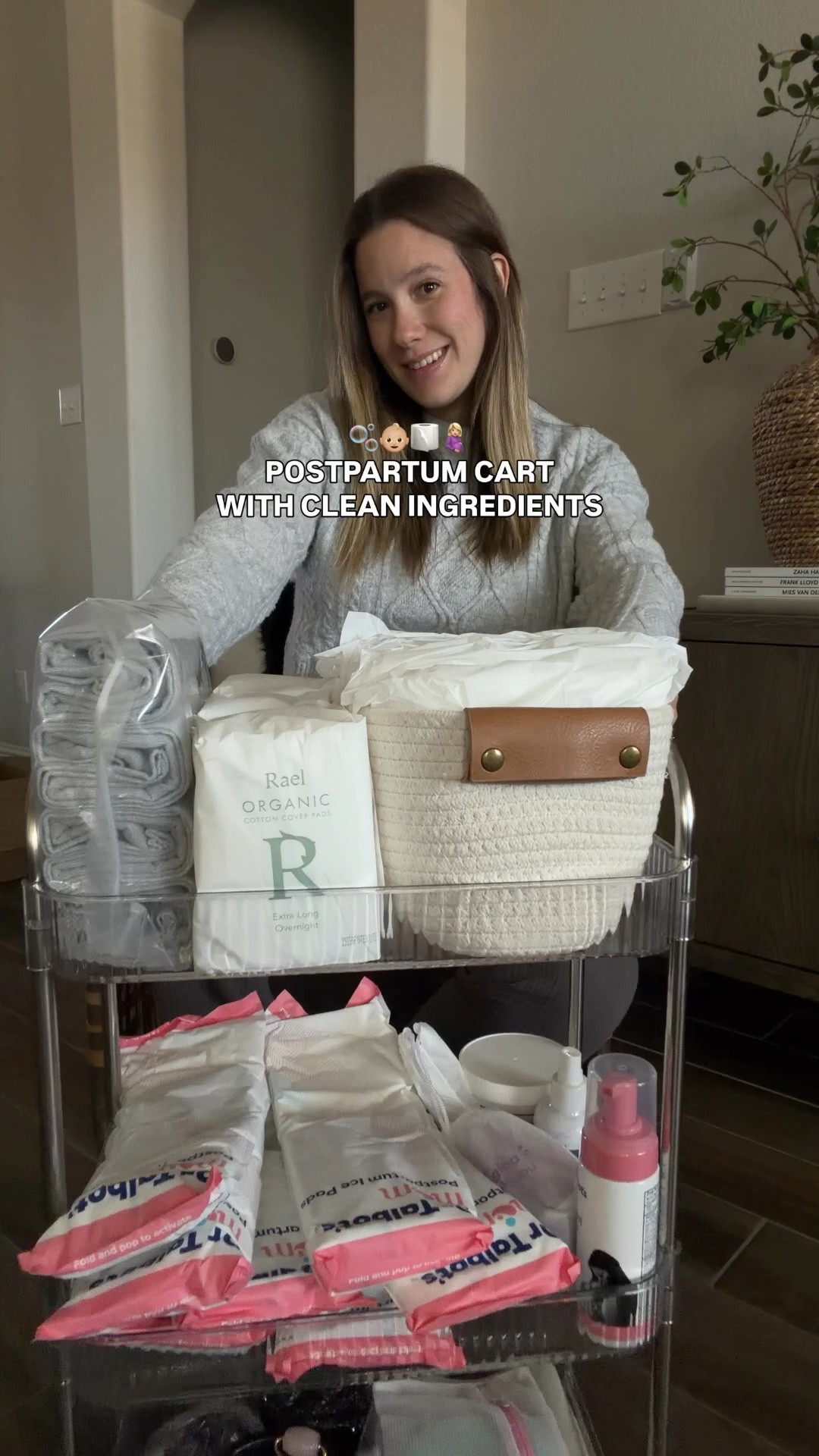 So happy to check this off my list before baby girl makes her arrival 🎀✨

Because if there’s one thing I learned… postpartum me deserves to be taken care of too 🤍

Here’s my little rolling recovery station — clean ingredients, everything within reach, zero scrambling:

🍼 Top tier: diapers + postpartum pads (the non-negotiables)

❄️ Second tier: cooling liners, witch hazel pads, perineal spray, peri bottle, perineal foam — aka the “handle with care” shelf

🧴 Third tier: breast care essentials for when milk comes in 🥛, plus a hairbrush, face roller (because we’re still that girl), and my belly binder ready for after delivery

Postpartum is tender, messy, sacred, and intense all at once. Having this prepped just gives me that tiny sense of calm before the beautiful chaos begins 🕊️

Mamas — don’t forget to romanticize your recovery a little. You matter too 🤍

#postpartumprep #babygirlontheway #lowtoxmotherhood #secondtimemom #healingjourney

#LTKmomlife #LTKBump #LTKBaby