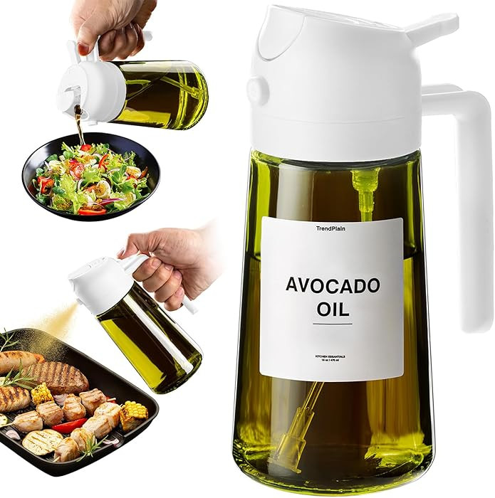 TrendPlain - Original 16oz/470ml Olive Oil Dispenser Bottle for Kitchen Gadgets and Air Fryer Acc... | Amazon (US)