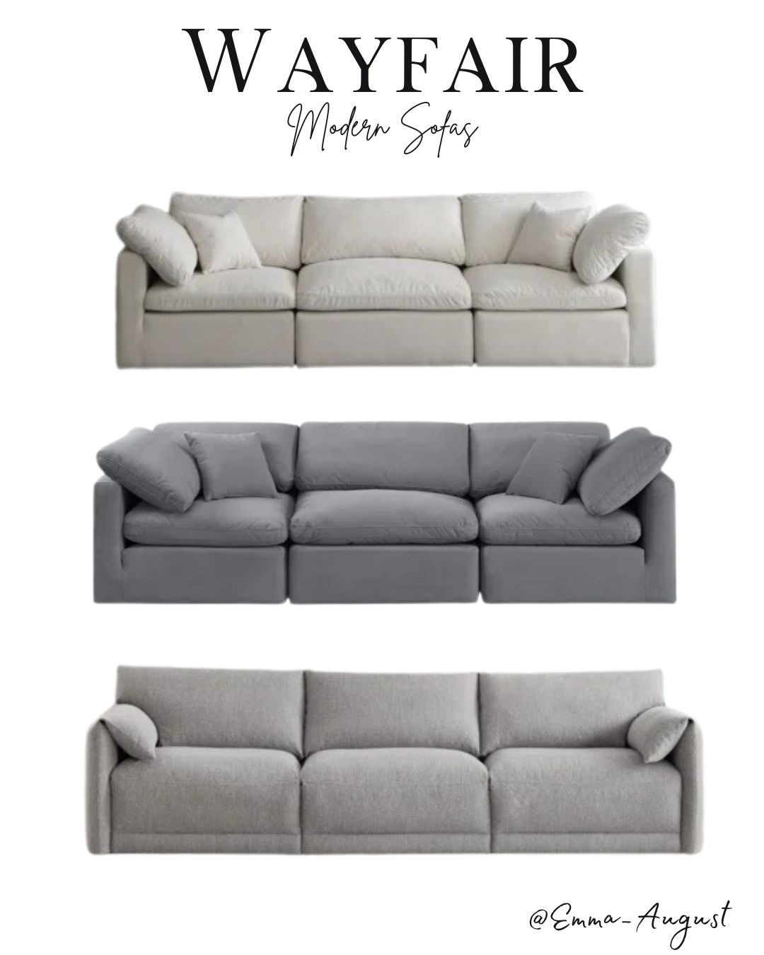 Transform your living space with Wayfair's stunning collection of modern sofas! Whether you love sleek designs or cozy vibes, there's a style for every home. Explore comfort and elegance today! #WayfairFinds #ModernSofa

#LTKHome #LTKActive #LTKU