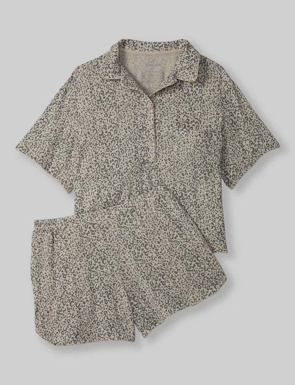 Women's Downtime Pullover Pajama Top & Short Set | Tommy John
